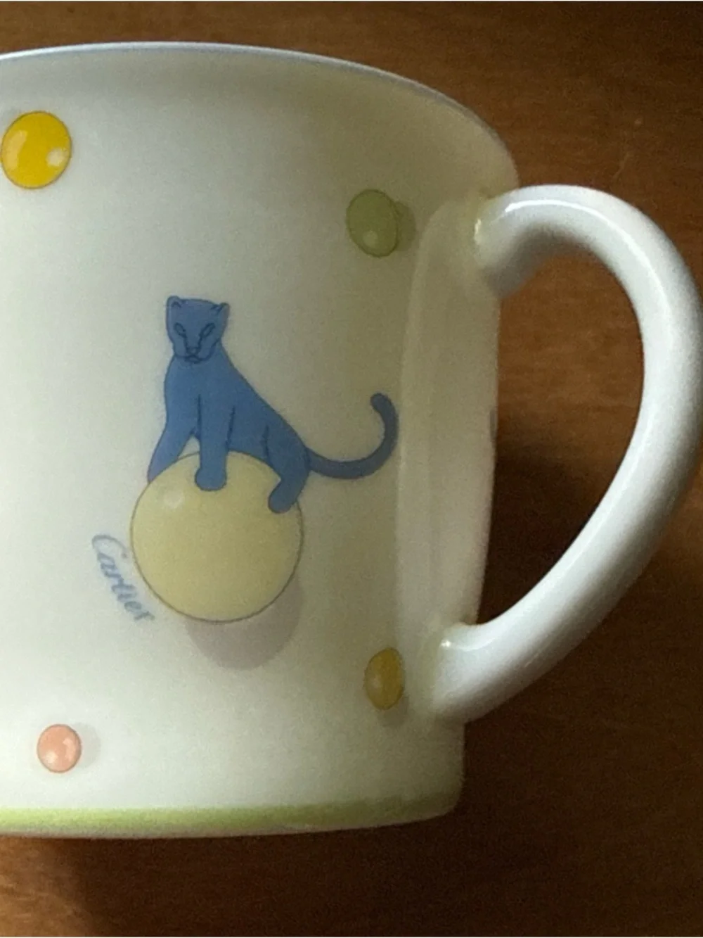 Cartier LES MAISON DES ENFANTS Two handed Mug Children's Cup made in France